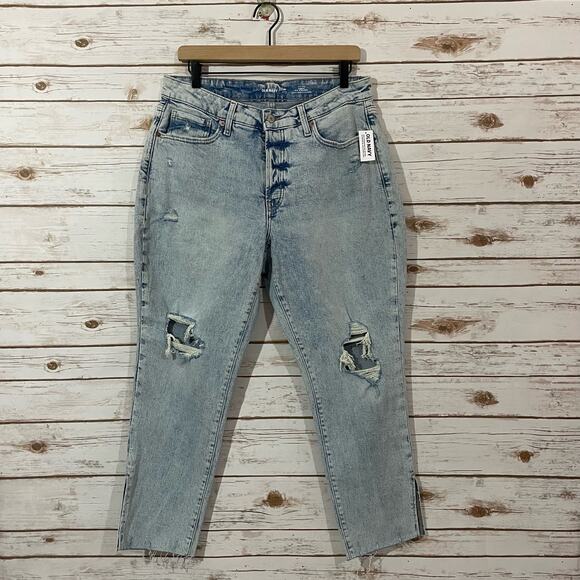 NWT Old Navy High-Rise Curvy O.G. Straight Jeans - Laine - 14 Petite - Picture 7 of 13